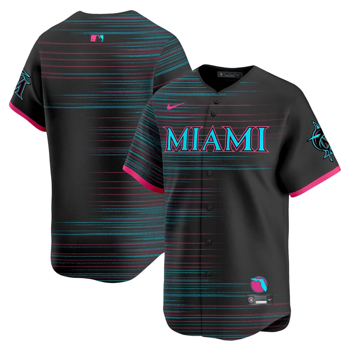 Miami Marlins 2025 City Connect Vapor Premier Limited Jersey - All Stitched