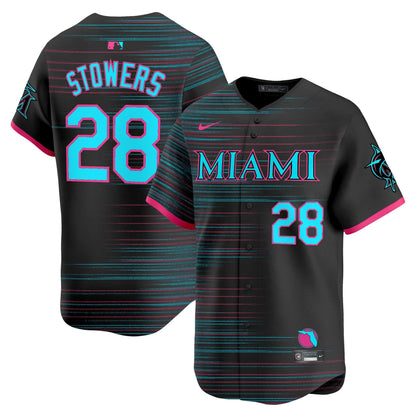 Miami Marlins 2025 City Connect Vapor Premier Limited Jersey - All Stitched