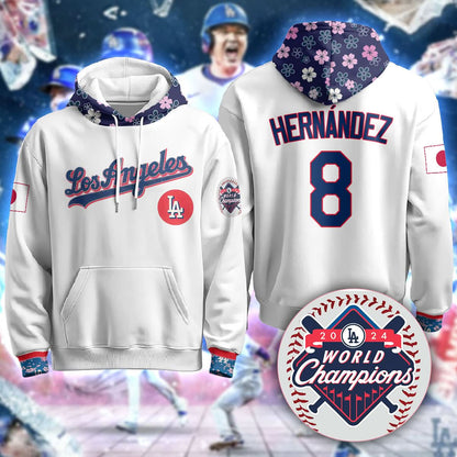Los Angeles Dodgers Japanese Heritage Night Hoodie - All Stitched