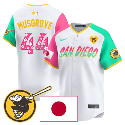 Men's San Diego Padres Japanese Heritage Jersey - All Stitched