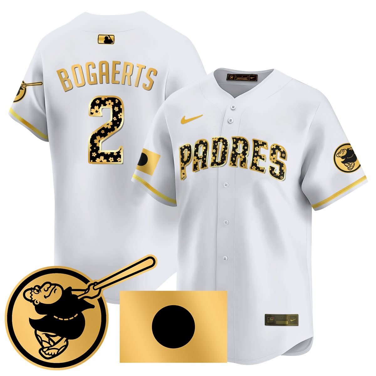 Men's San Diego Padres Japanese Heritage Jersey - All Stitched