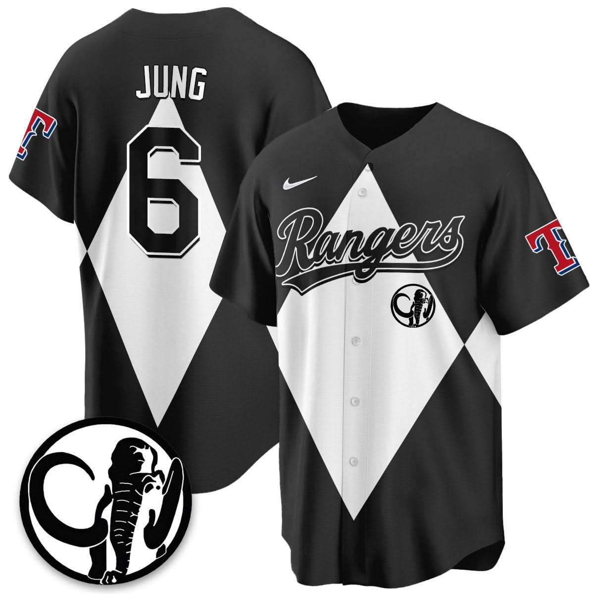 Men's Texas Rangers Power Rangers Limited Jersey - All Stitched