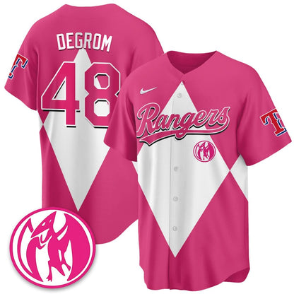 Men's Texas Rangers Power Rangers Limited Jersey - All Stitched