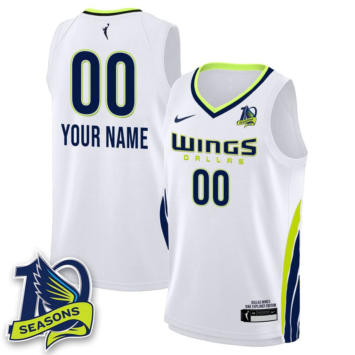 Custom Gender/Name Dallas Wings 2025 Limited Jersey - All Stitched