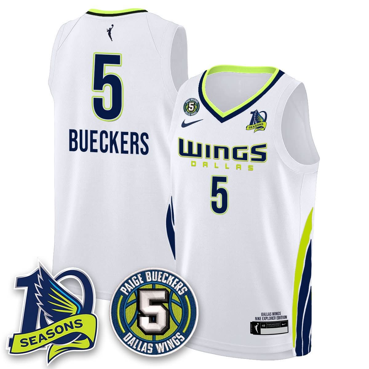 Men's Dallas Wings 2025 Limited Jersey - All Stitched