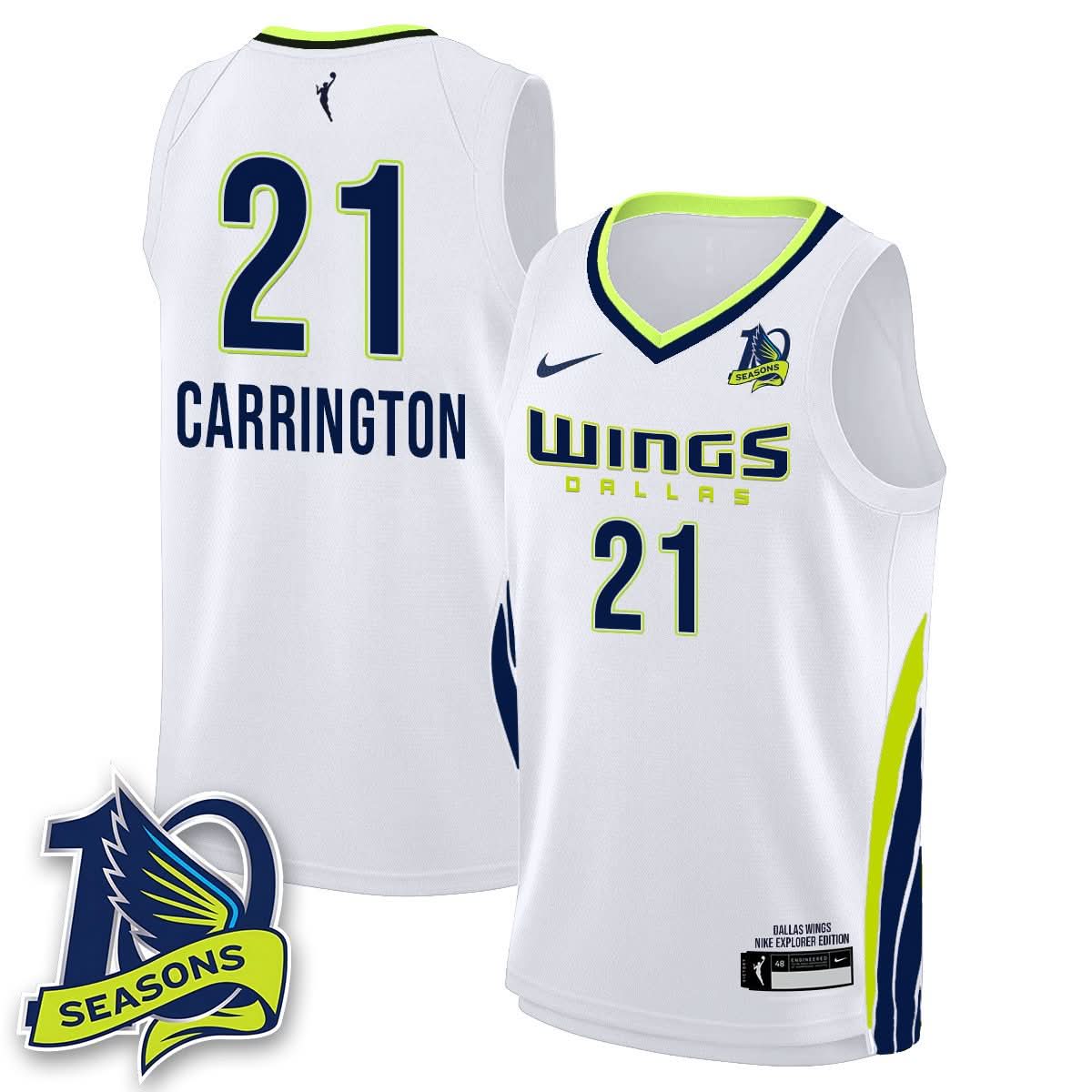 Men's Dallas Wings 2025 Limited Jersey - All Stitched