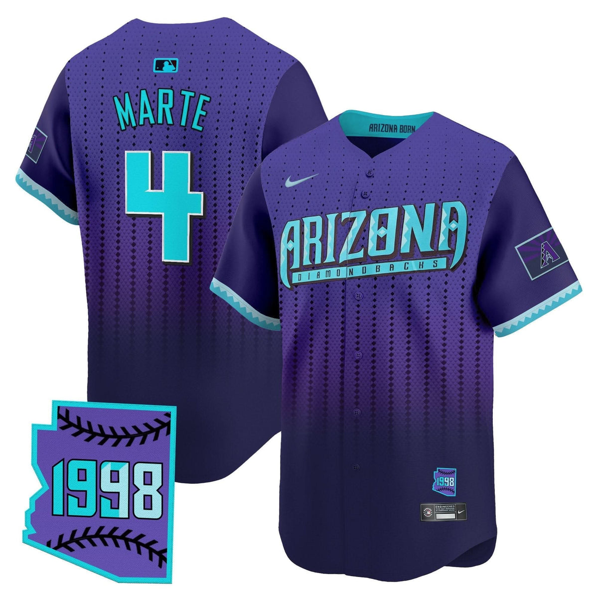 Arizona Diamondbacks 2025 City Connect Vapor Premier Limited Jersey - Stitched