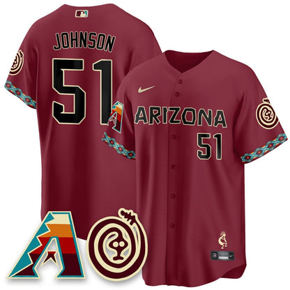 Men's Arizona Diamondbacks City Connect Concept Jersey V2 - All Stitched