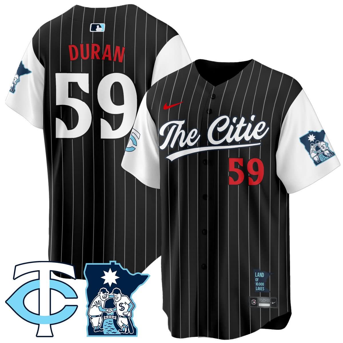 Men's Minnesota Twins City Connect Concept Jersey - All Stitched