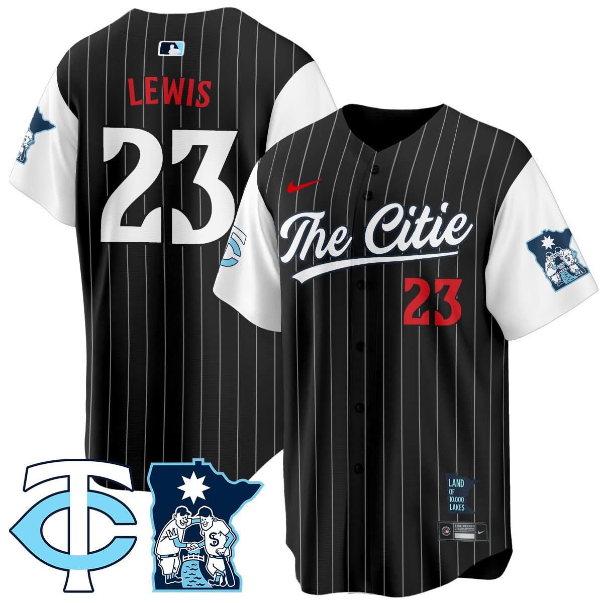 Men's Minnesota Twins City Connect Concept Jersey - All Stitched