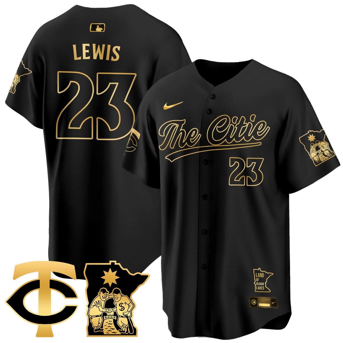 Men's Minnesota Twins City Connect Concept Jersey - All Stitched