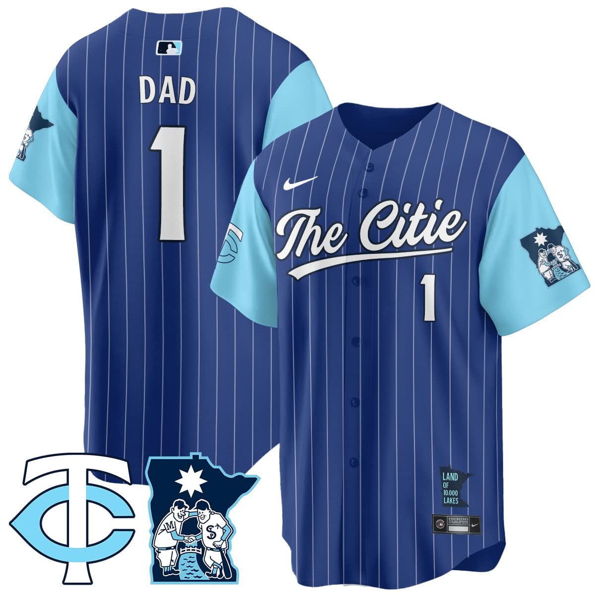 Men's Minnesota Twins City Connect Concept Jersey - All Stitched