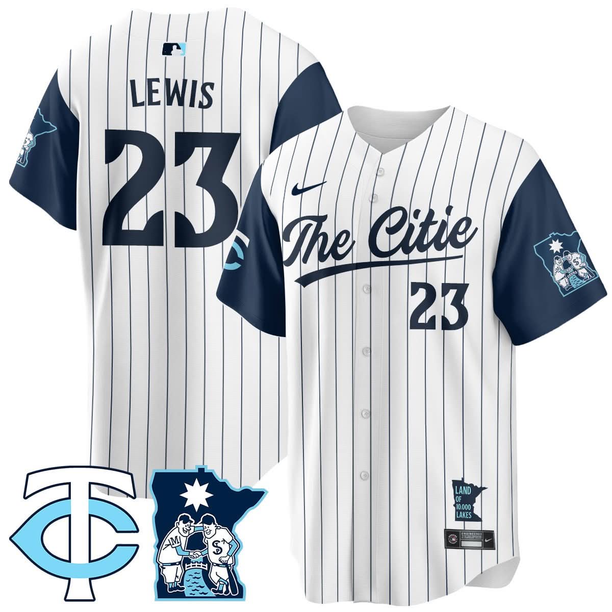 Men's Minnesota Twins City Connect Concept Jersey - All Stitched