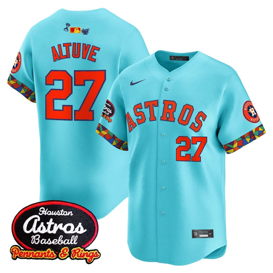 Houston Astros x El Tiempo Cantina Vapor Premier Limited Jersey - All Stitched