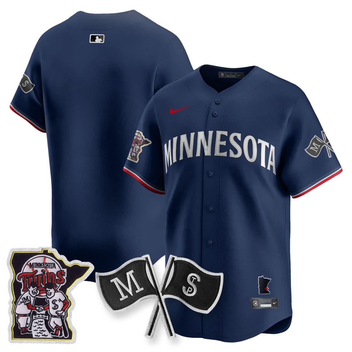 Men's Minnesota Twins Alternate Limited Jersey - All Stitched