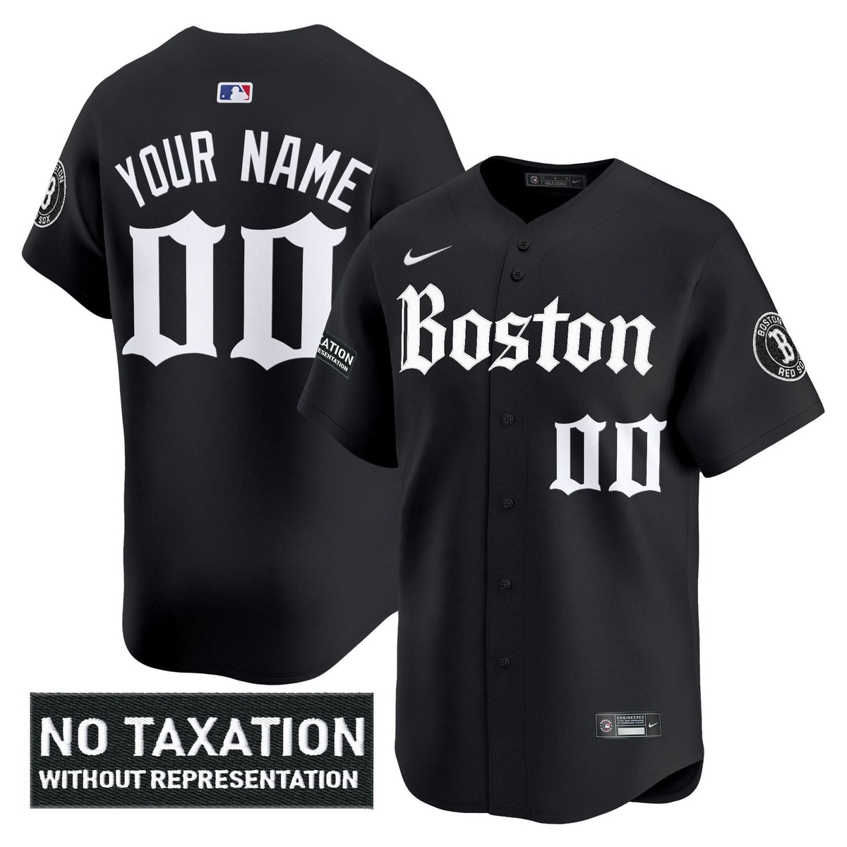 Boston Red Sox 'Retro Newspaper Edition' Vapor Premier Limited Custom Jersey - All Stitched
