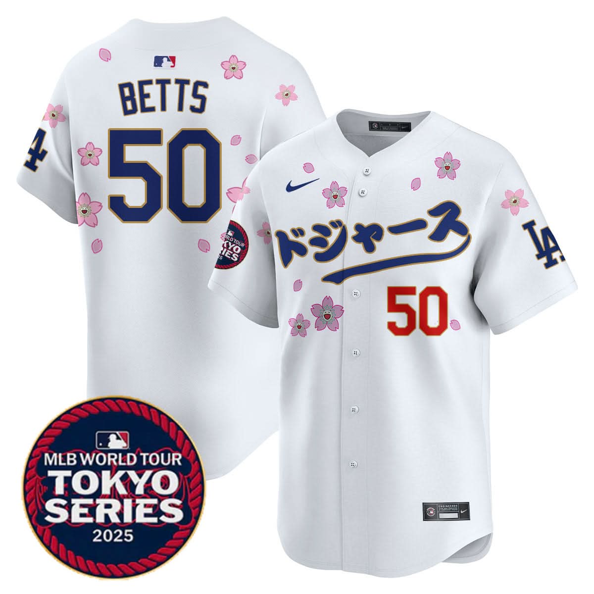 Men's Los Angeles Dodgers Tokyo Series 2025 Vapor Limited Jersey N6 - Stitched