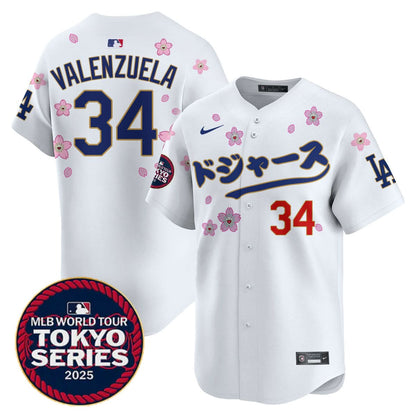 Men's Los Angeles Dodgers Tokyo Series 2025 Vapor Limited Jersey N6 - Stitched