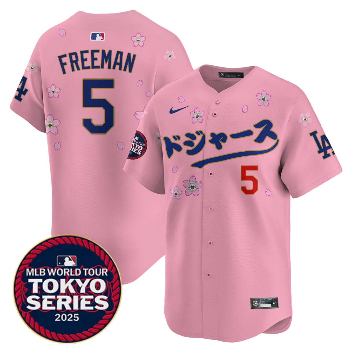 Men's Los Angeles Dodgers Tokyo Series 2025 Vapor Limited Jersey N6 - Stitched