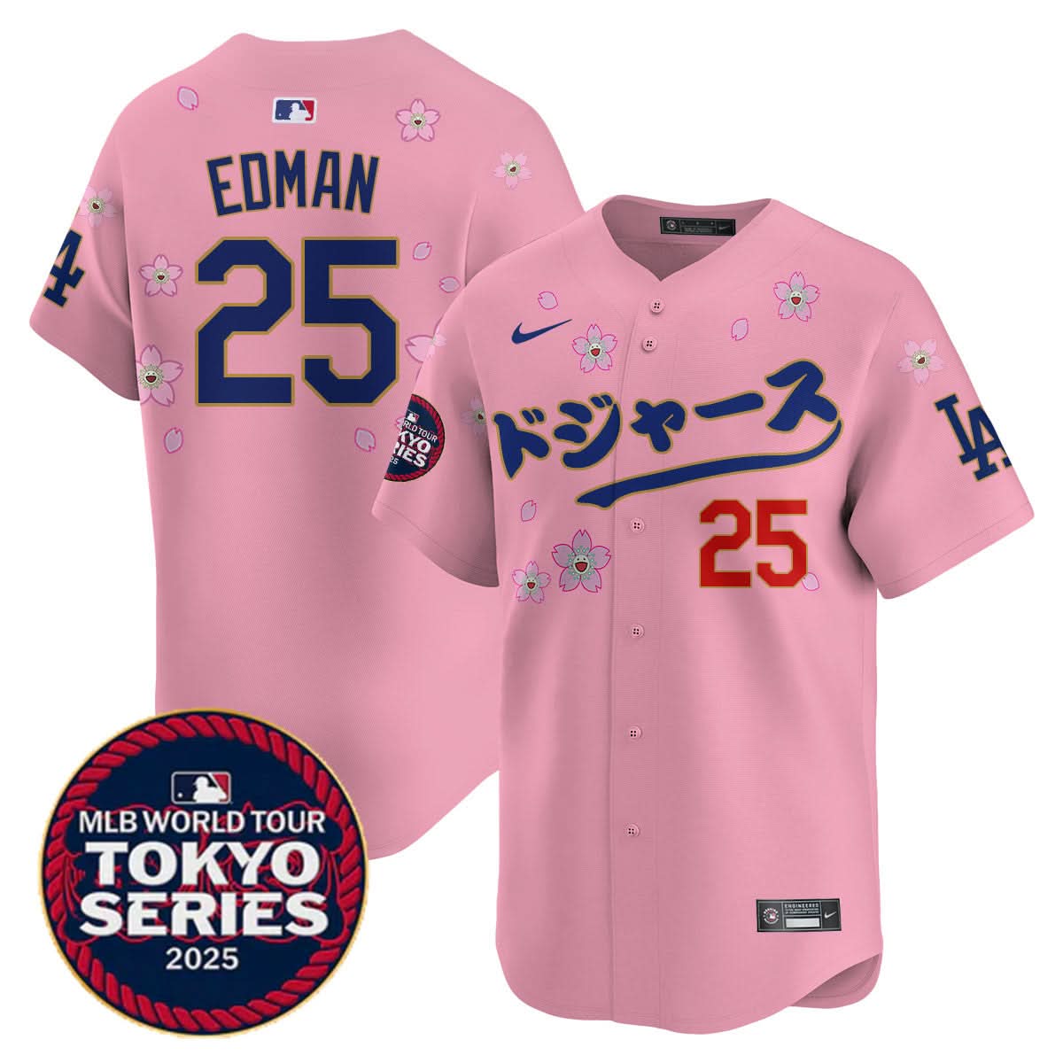 Men's Los Angeles Dodgers Tokyo Series 2025 Vapor Limited Jersey N6 - Stitched