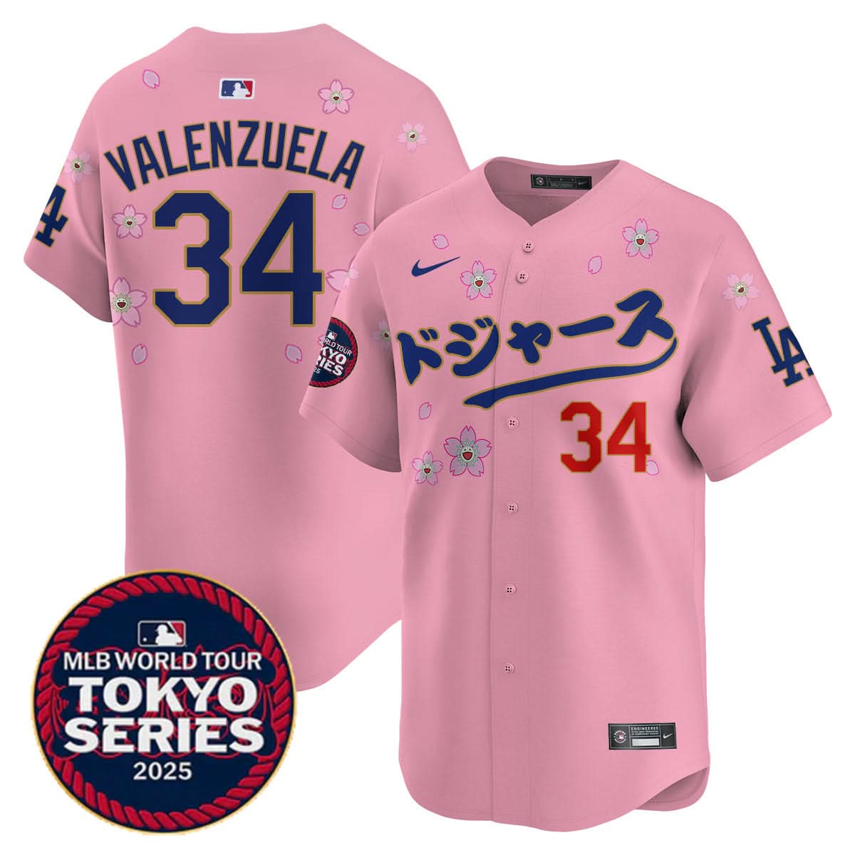 Men's Los Angeles Dodgers Tokyo Series 2025 Vapor Limited Jersey N6 - Stitched