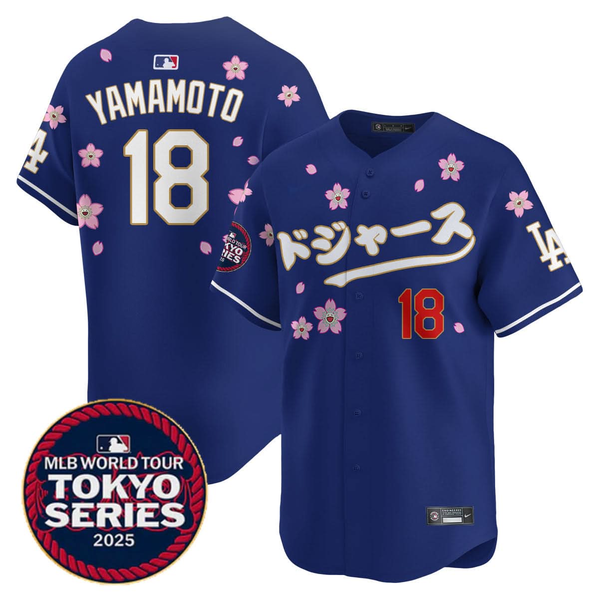 Men's Los Angeles Dodgers Tokyo Series 2025 Vapor Limited Jersey N6 - Stitched