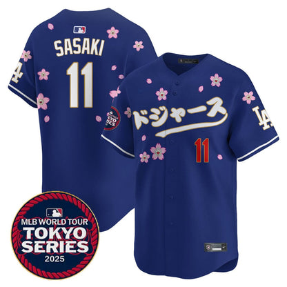 LAD Tokyo Series 2025 Vapor Limited Jersey N6 - Stitched