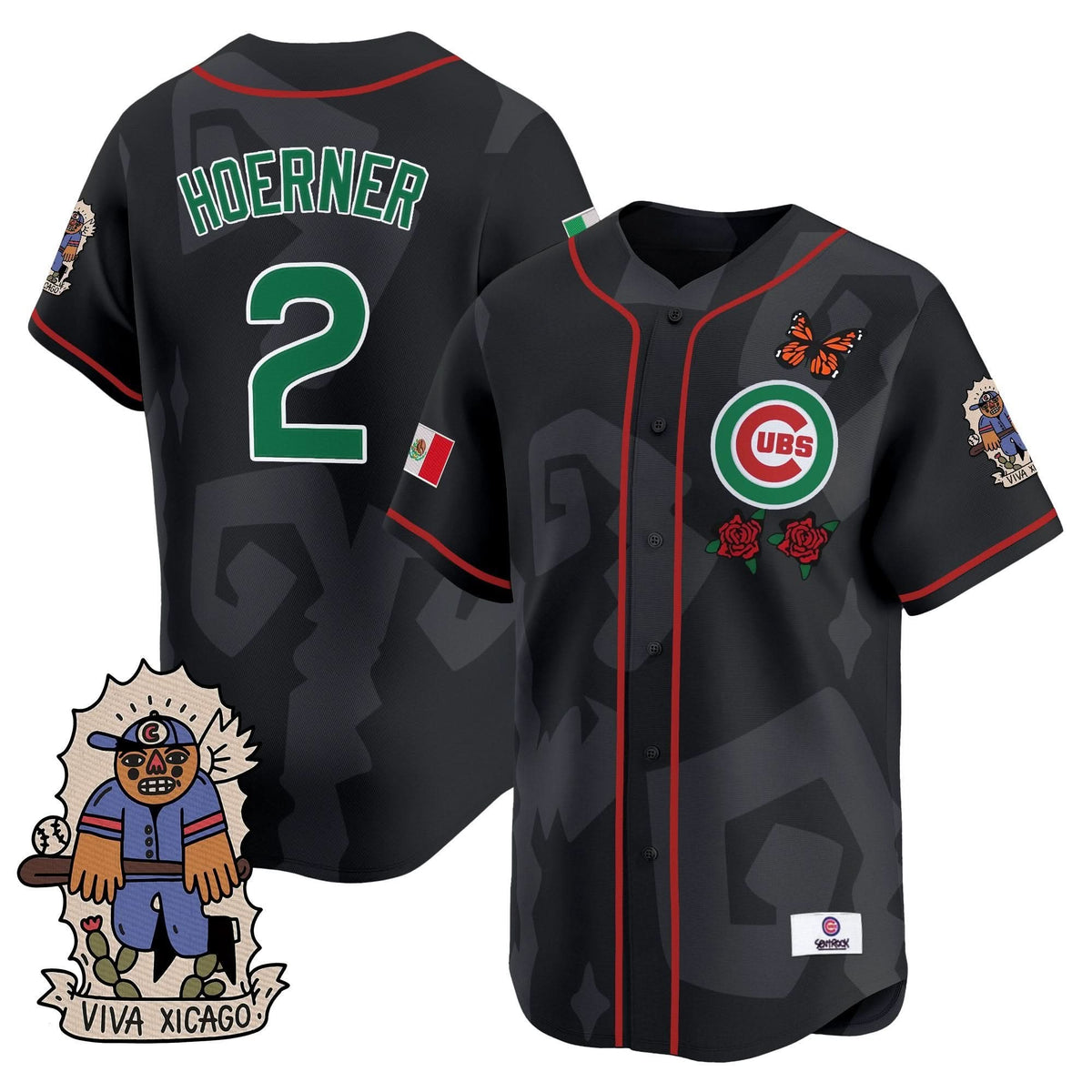 Men's 2025 Chicago Cubs Mexican Heritage Vapor Premier Limited Jersey - Stitched