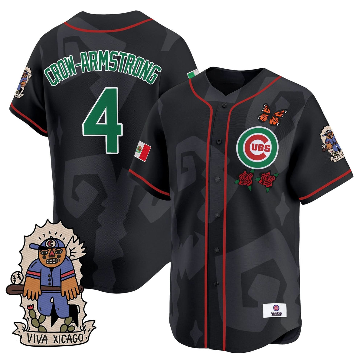 Men's 2025 Chicago Cubs Mexican Heritage Vapor Premier Limited Jersey - Stitched