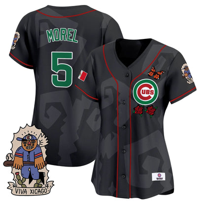 Women's 2025 Chicago Cubs Mexican Heritage Vapor Premier Limited Jersey - Stitched