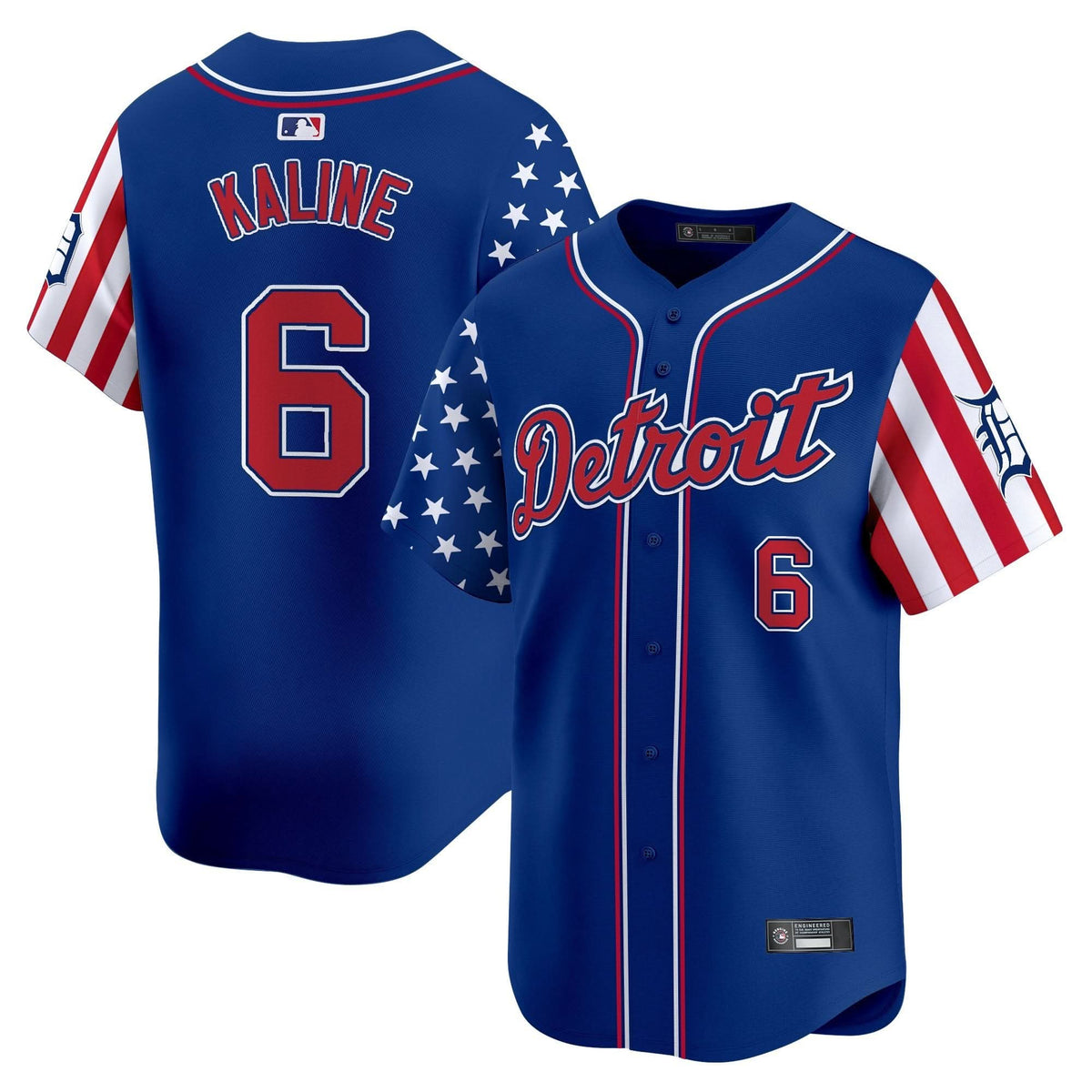 Men's Detroit Tigers 2025 Independence Day Vapor Premier Limited Jersey - All Stitched