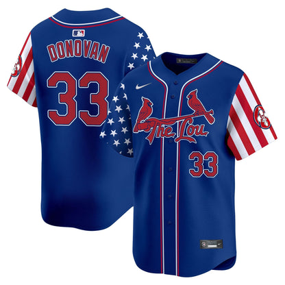 Men's St. Louis Cardinals 2025 Memorial Day Vapor Premier Limited Jersey - All Stitched
