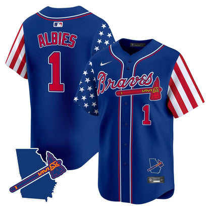 Men's Atlanta Braves 2025 Memorial Day Vapor Premier Limited Jersey - All Stitched