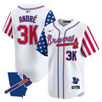Men's Atlanta Braves 2025 Memorial Day Vapor Premier Limited Jersey - All Stitched