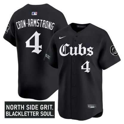 Men's Chicago Cubs 'Gothic North Side Edition' Vapor Premier Limited Jersey - All Stitched
