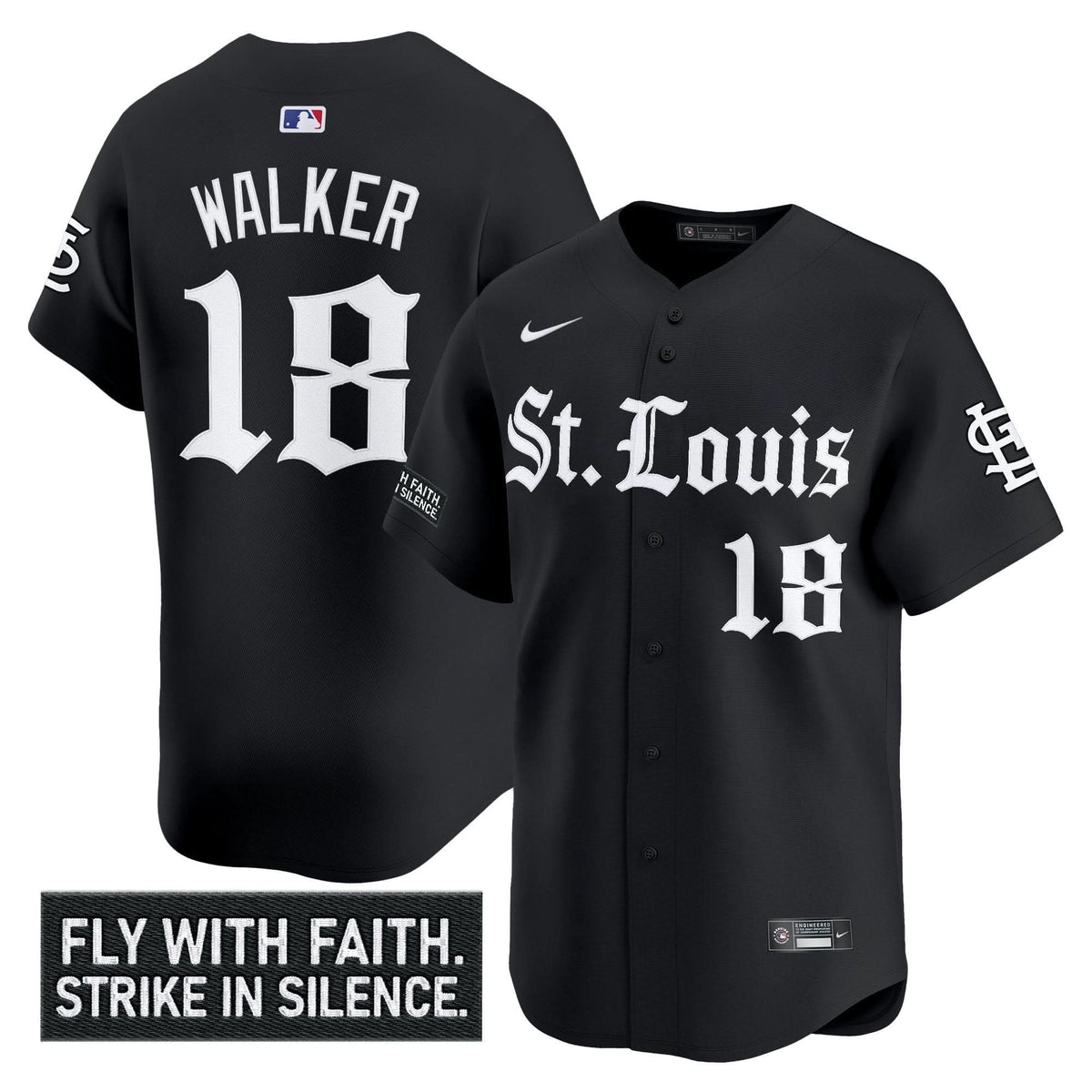 Men's St. Louis Cardinals 'Gothic Legacy Edition' Vapor Premier Limited Jersey - All Stitched