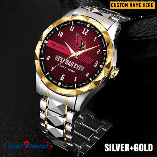AC Best Dad Ever Luxury Diamond Watch Father's Day Gift