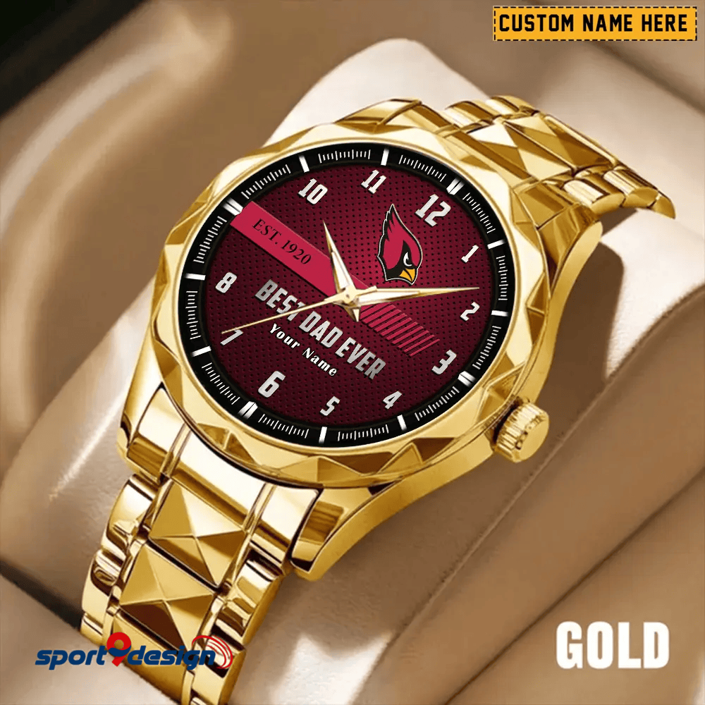 AC Best Dad Ever Luxury Diamond Watch Father's Day Gift