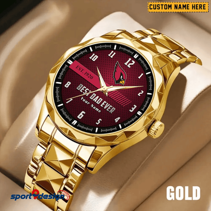 AC Best Dad Ever Luxury Diamond Watch Father's Day Gift