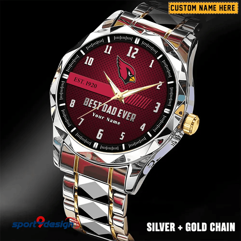 AC Best Dad Ever Luxury Diamond Watch Father's Day Gift