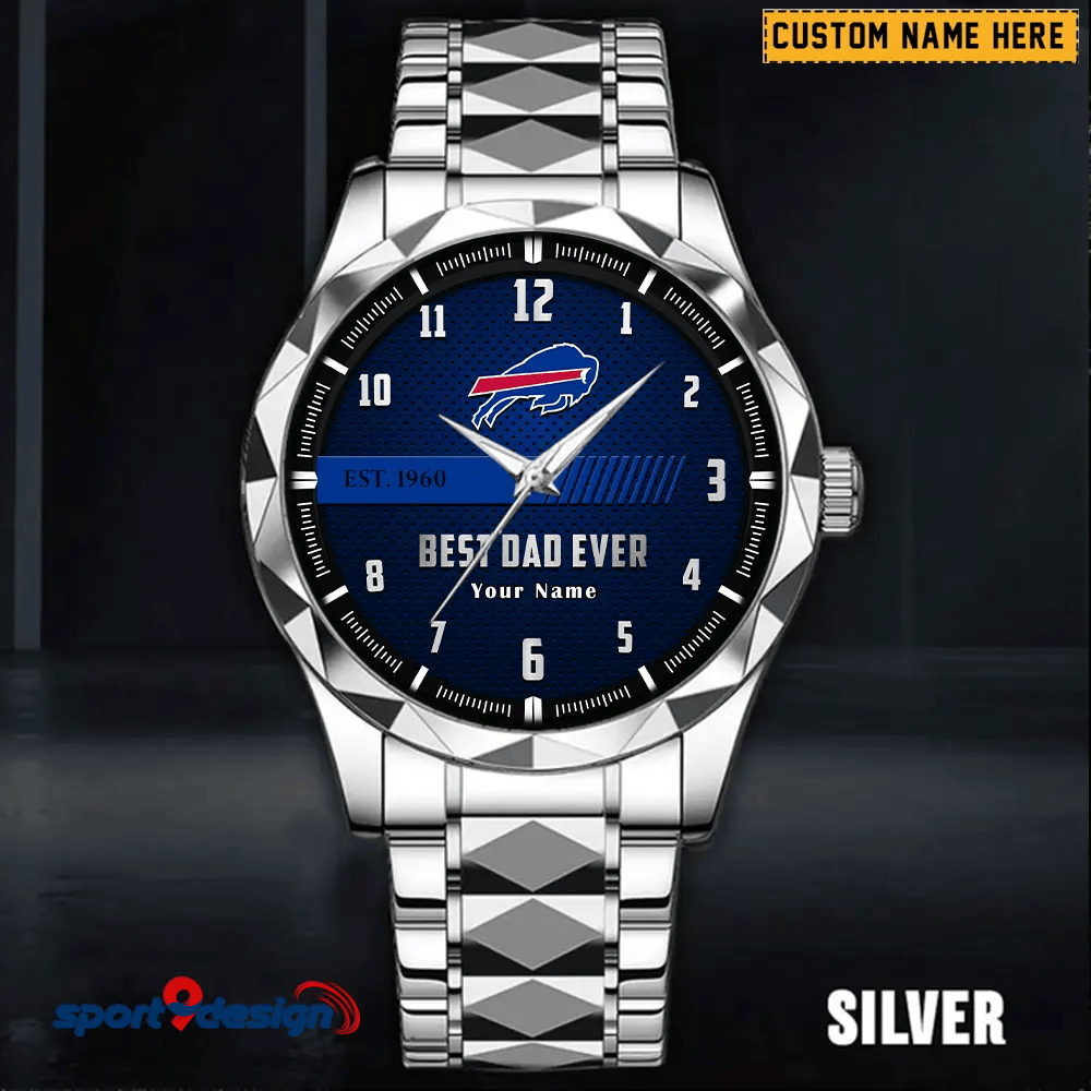 BB Best Dad Ever Luxury Diamond Watch Father's Day Gift
