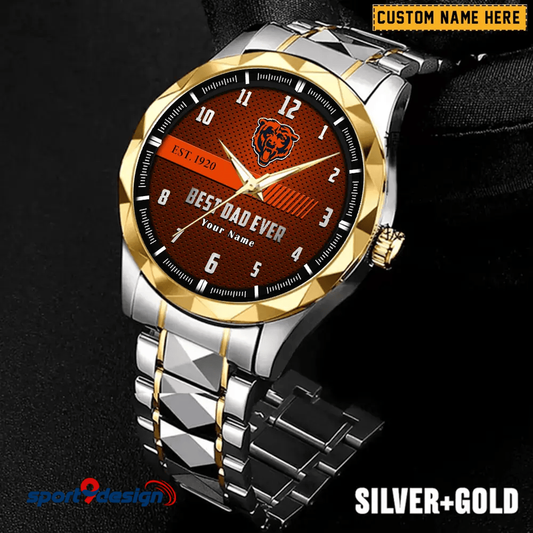 CB Best Dad Ever Luxury Diamond Watch Father's Day Gift