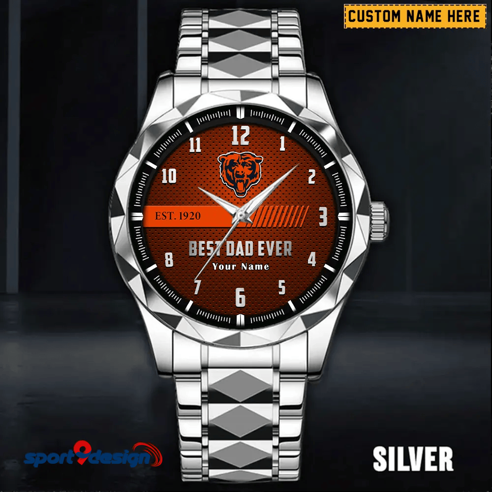 CB Best Dad Ever Luxury Diamond Watch Father's Day Gift