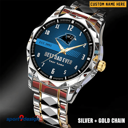 CAR Best Dad Ever Luxury Diamond Watch Father's Day Gift