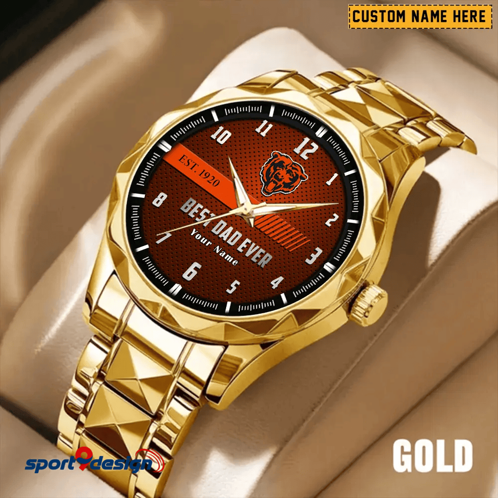 CB Best Dad Ever Luxury Diamond Watch Father's Day Gift
