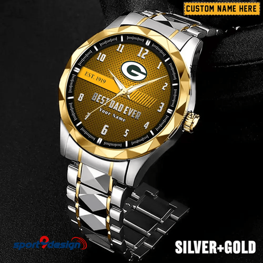 GBP Best Dad Ever Luxury Diamond Watch Father's Day Gift
