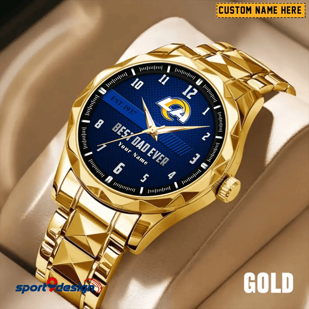 LAR Best Dad Ever Luxury Diamond Watch Father's Day Gift