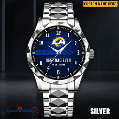 LAR Best Dad Ever Luxury Diamond Watch Father's Day Gift