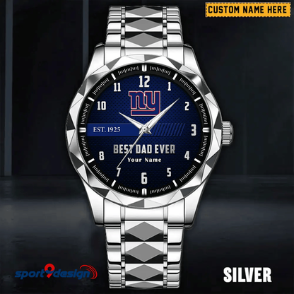 NYG Best Dad Ever Luxury Diamond Watch Father's Day Gift