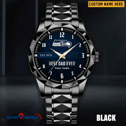 SEA Best Dad Ever Luxury Diamond Watch Father's Day Gift